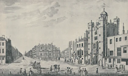 Outside St. James