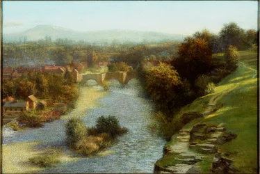 An October Flood, Ludlow, Shropshire