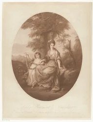 Portrait of Lady Rebecca Northwick and Her Daughter Anne Rushout