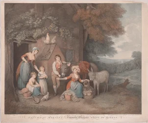 Saturday Morning, Favorite Chickens Going to Market