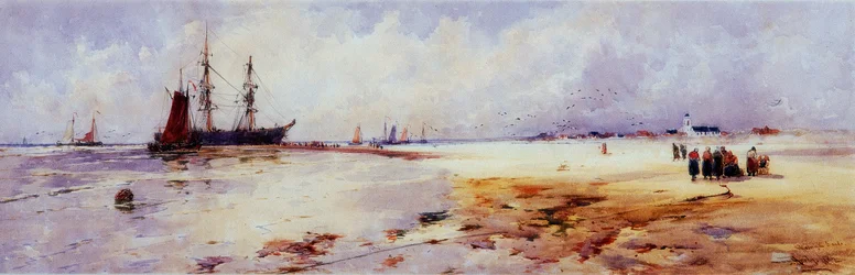 Fisherfolk at Katwyk Sands