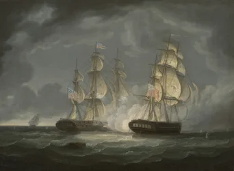 Running Action Between the U.S. Frigate President and H.M.S. Endymion