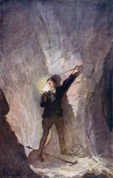 Illustration for A Journey to the Centre of the Earth by Jules Verne