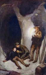 Illustration for A Journey to the Centre of the Earth by Jules Verne