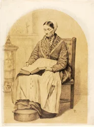Woman Seated, Reading