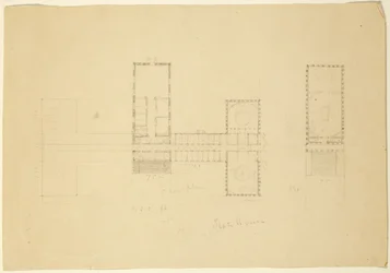 Grand Plan of the Ohio State House, c.1838