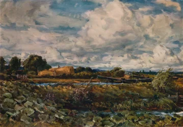 Lock on the Kennet, 1889