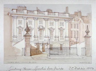 View of Lindsey House, Lincoln