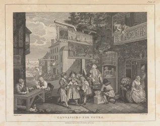 Canvassing for Votes, Plate II