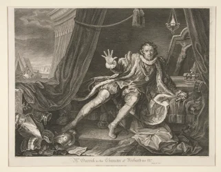 Mr. Garrick in the Character of Richard III