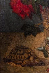 Bouquet of Flowers, (detail: Turtle)