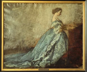 The Empress Eugenie at Prayer
