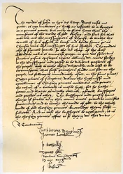 Episcopal Declaration of Archbishop Cranmer and Seven Other English Bishops, c1537