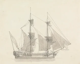 A Two Master in Sail