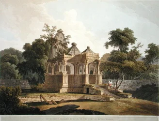 An Ancient Hindoo Temple in the Fort of Rotas, Bahar, plate 12 from 