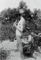 Standing Piper Study for Arcadia, c. 1883