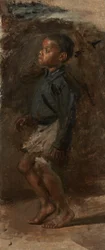 Study for Black Boy Dancing: The Boy, probably 1877.