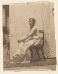 [Weda Cook in Classical Costume in Eakins