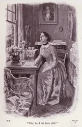 Illustration for The Woman In White by Wilkie Collins