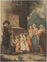 Children Around a Peep Show (The Show Man / La Piece Curieuse)