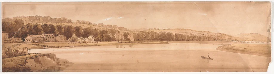 Twenty Views of Paris and Environs: View of St. Cloud and Mount Calvary Taken from Pont de Sèvres