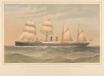 Lithograph of the 