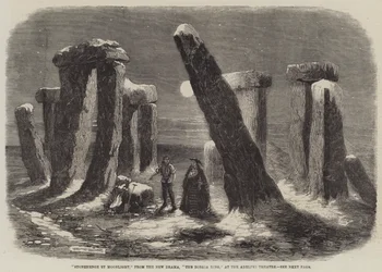 Stonehenge by Moonlight, from the New Drama, The Borgia Ring, at the Adelphi Theatre