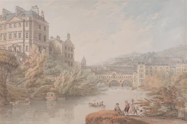 View of Bath from Spring Gardens