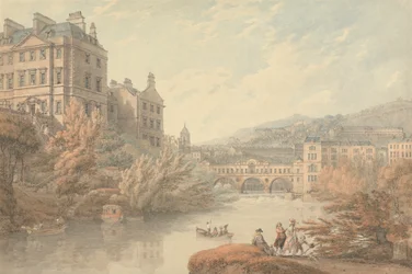 View of Bath from Spring Gardens