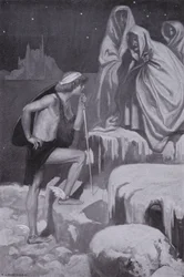 Perseus stepped close to them