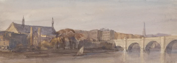 View of Westminster Hall and Bridge from Lambeth