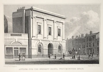 Asylum for the Indigent Blind, Westminster Road, from 