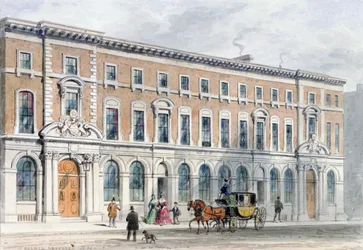 The New Building of Merchant Taylors and Hall, 1853
