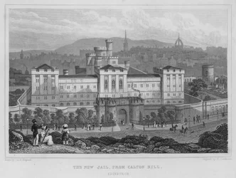The New Jail, from Calton Hill, Edinburgh