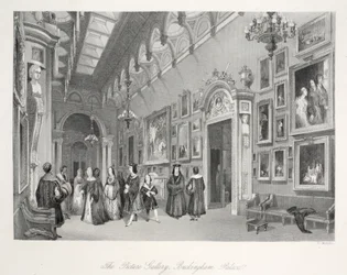 The Picture Gallery at Buckingham Palace, from 