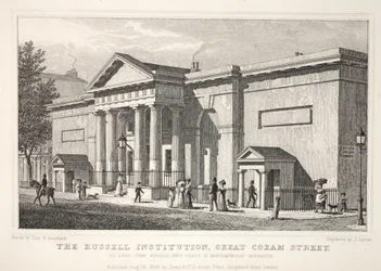 The Russell Institution, Great Coram Street, from 