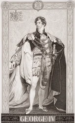 George IV from `Illustrations of English and Scottish History