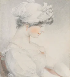 Portrait of Julia Angerstein, Half-Length, in Profile to the Right