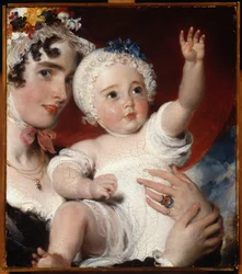Priscilla, Lady Burghesh, Holding Her Son, the Hon. George Fane