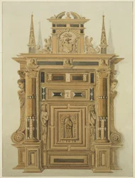 Doorway in Langton Mansion, on the Back