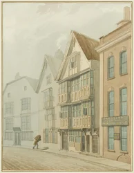 Old Houses opposite the Merchants
