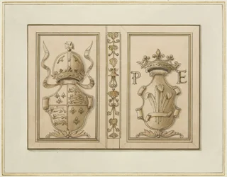Royal coats-of-arms from 46 Baldwin Street