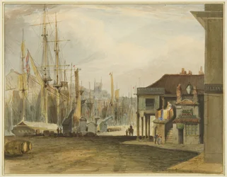 The Quay, looking North, with the Old Corn Exchange