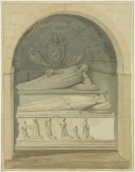 Tomb of Hugh Brown in Churchyard of St John