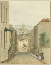 View from the top of Lodge Street