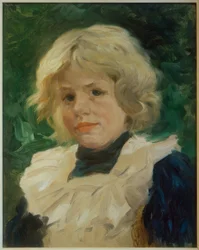 Portrait of a Blonde Girl