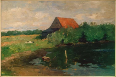 House with Red Roof