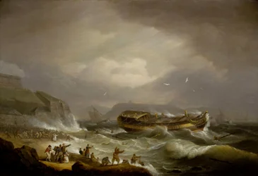 The Shipwreck of an East India Company Trading Ship 