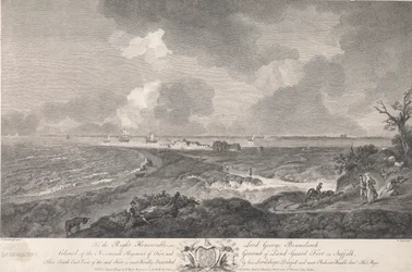 South East View of Land-Guard Fort, in Suffolk