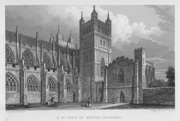 South West View of Exeter Cathedral
